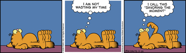 Garfield comic strip for Monday, May 25, 2026