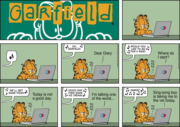 Garfield comic strip for Sunday, May 31, 2026