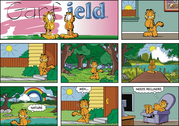 Garfield comic strip for Sunday, June 7, 2026