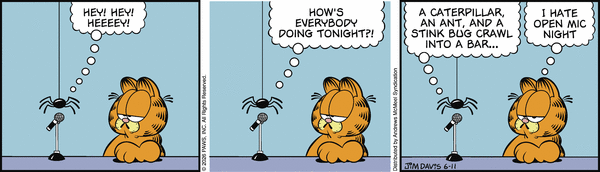 Garfield comic strip for Thursday, June 11, 2026