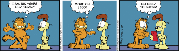 Garfield comic strip for Friday, June 19, 2026