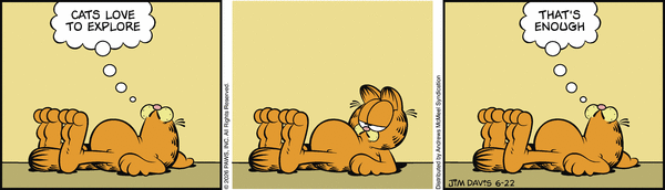 Garfield comic strip for Monday, June 22, 2026