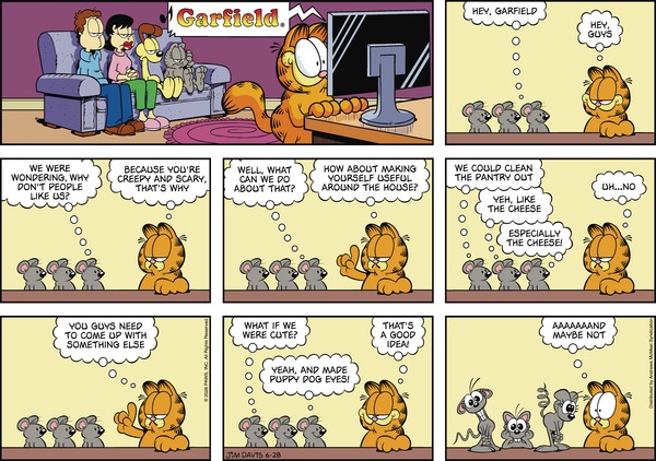 Garfield comic strip for Sunday, June 28, 2026