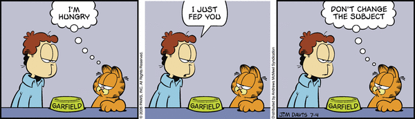 Garfield comic strip for Saturday, July 4, 2026