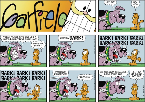 Garfield comic strip for Sunday, July 5, 2026