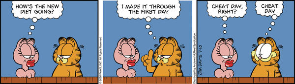 Garfield comic strip for Friday, July 10, 2026