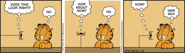 Garfield comic strip for Thursday, July 16, 2026
