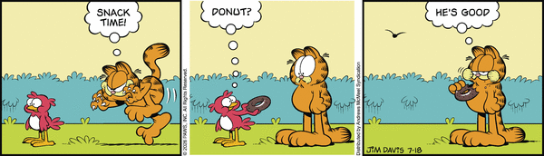 Garfield comic strip for Saturday, July 18, 2026