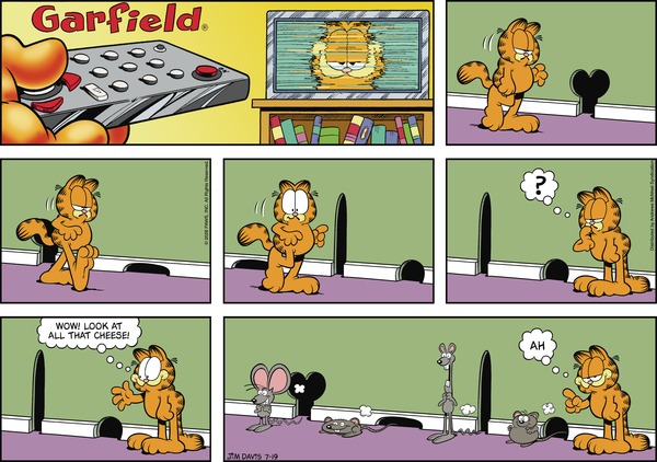 Garfield comic strip for Sunday, July 19, 2026