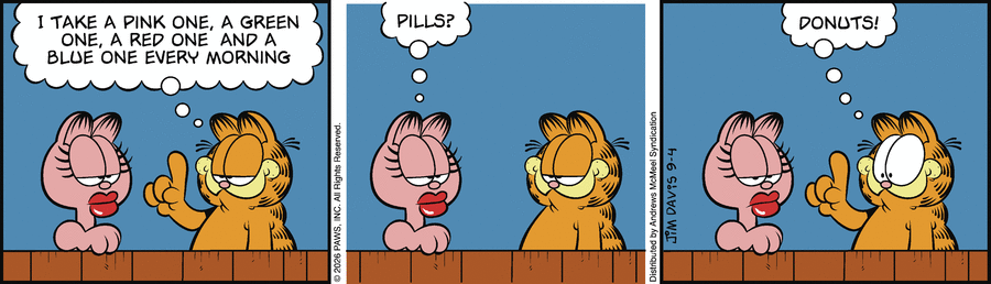 Garfield comic strip for Friday, September 4, 2026